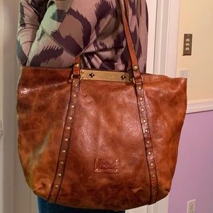 Patricia Nash Leather Vintage Benvenuto Tote